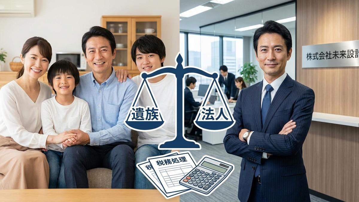 経営者保険の受取人は遺族か法人か｜選び方と税務処理を解説 のイメージ画像