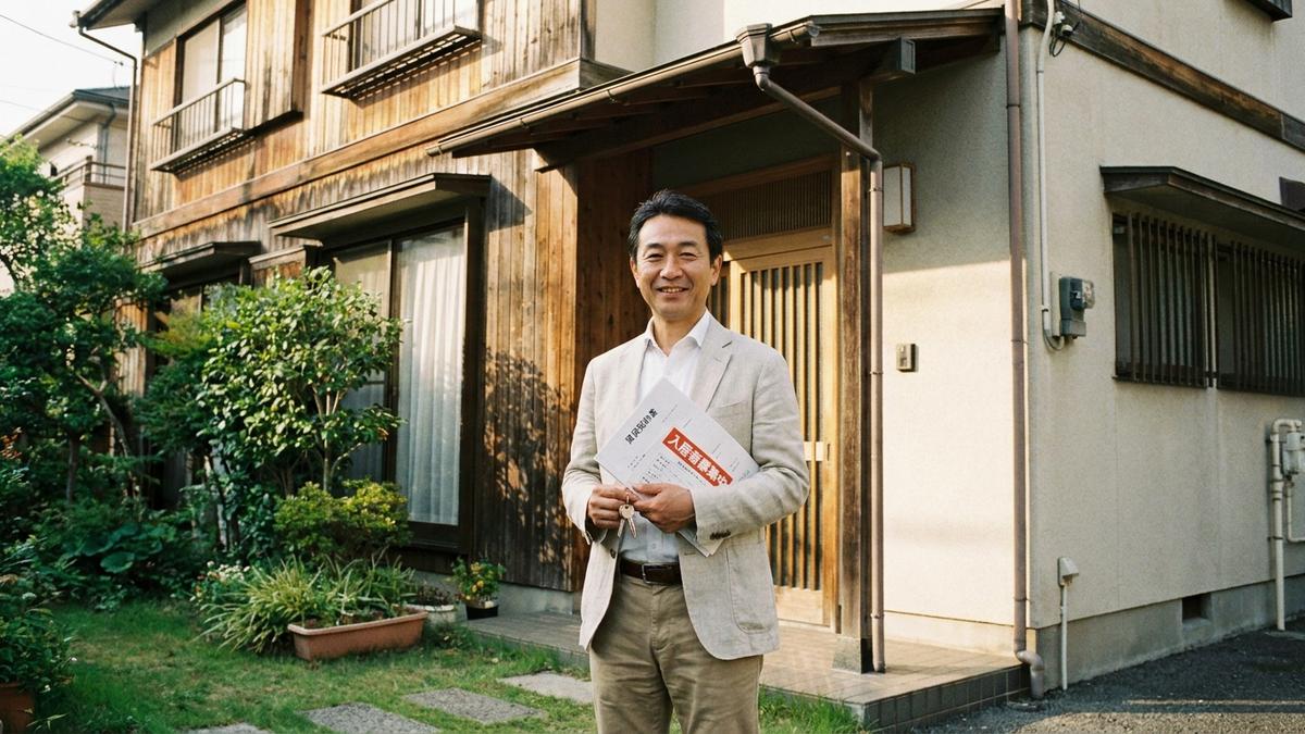 賃貸物件を管理する不動産オーナーと施設賠償責任保険のイメージ