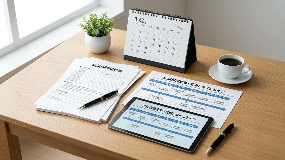 火災保険2025年問題のタイムライン説明図