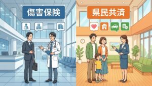 傷害保険と県民共済、何が違う？選び方を解説のイメージ画像