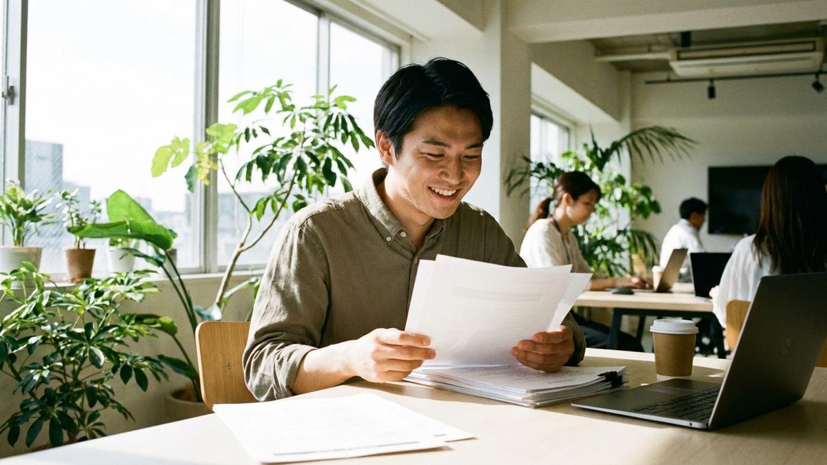 入社時に公的保険の内容を確認する新社会人