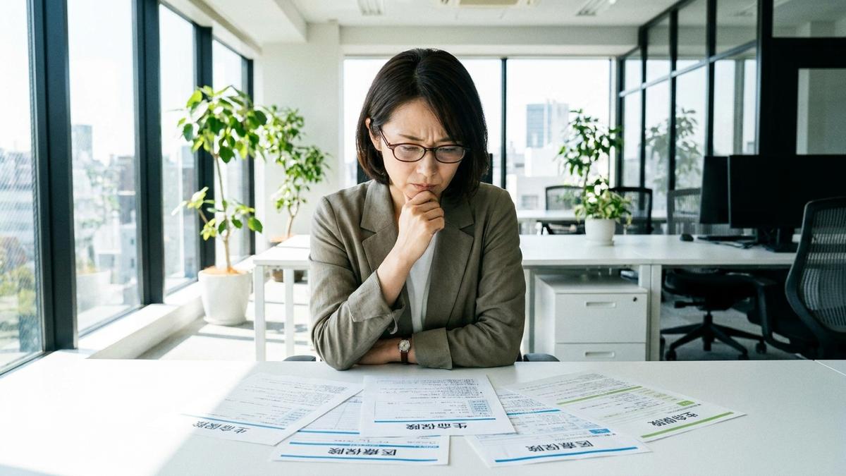 変額保険について考える40代女性