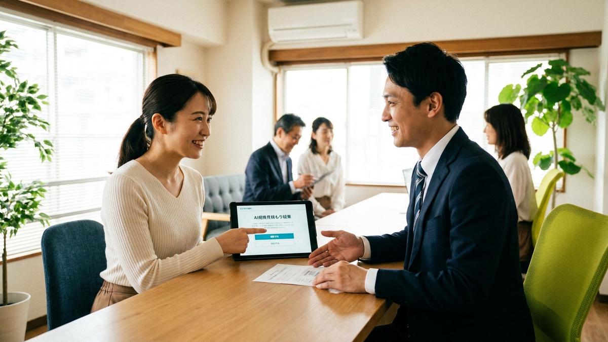 AIと人間の保険担当者を使い分ける消費者