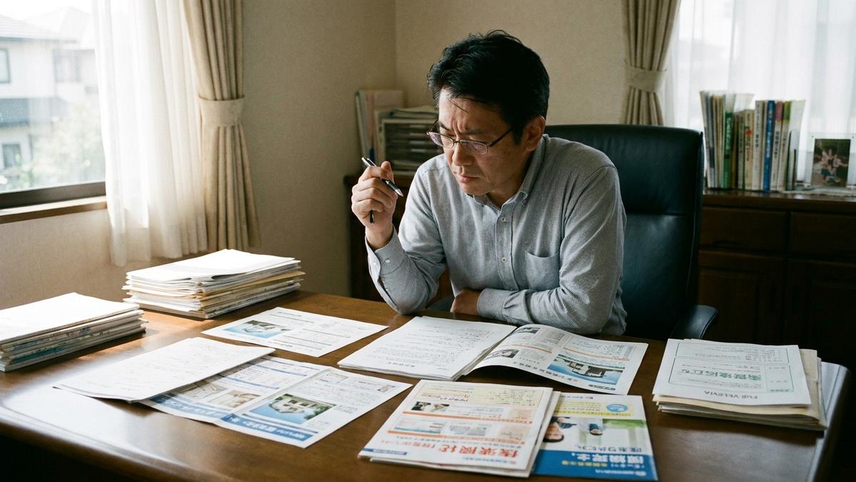 孤独死保険の内容を確認する不動産オーナー
