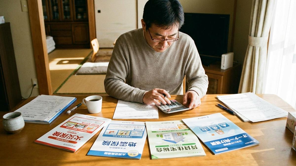 家主型孤独死保険の商品を比較検討する不動産オーナー