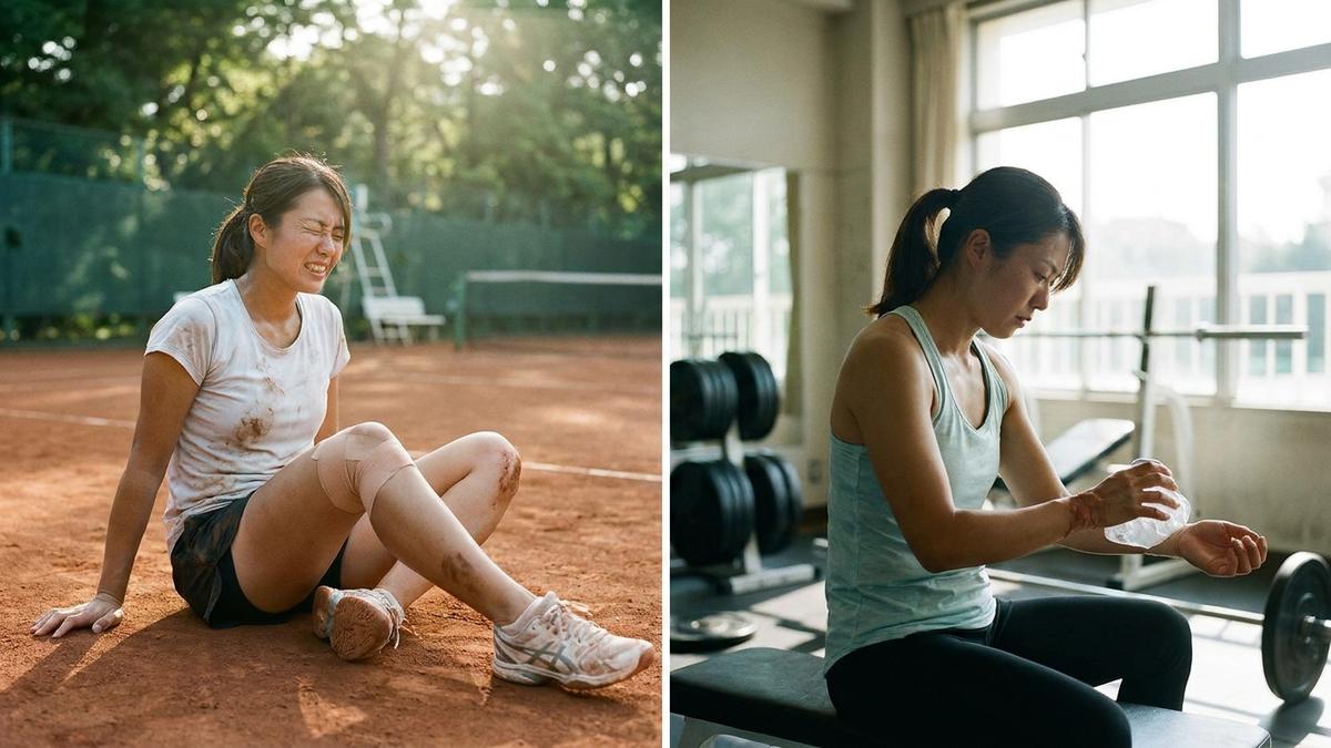 スポーツ保険の対象となるスポーツ中のケガのイメージ