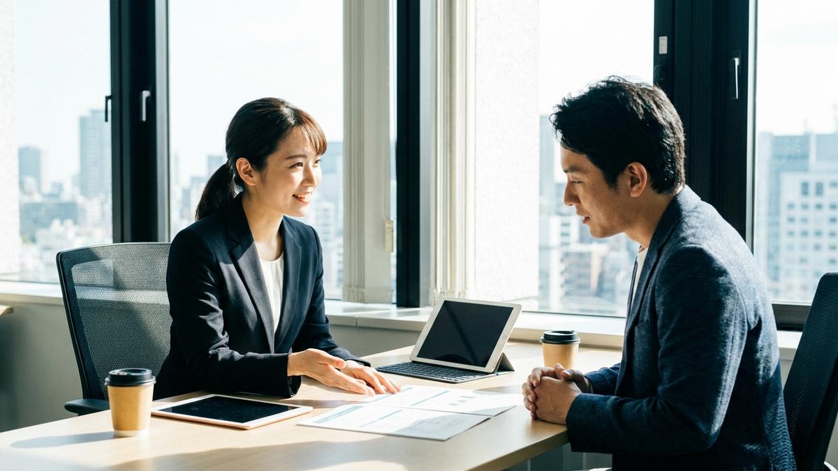 保険代理店でのケガ・傷害保険相談のイメージ