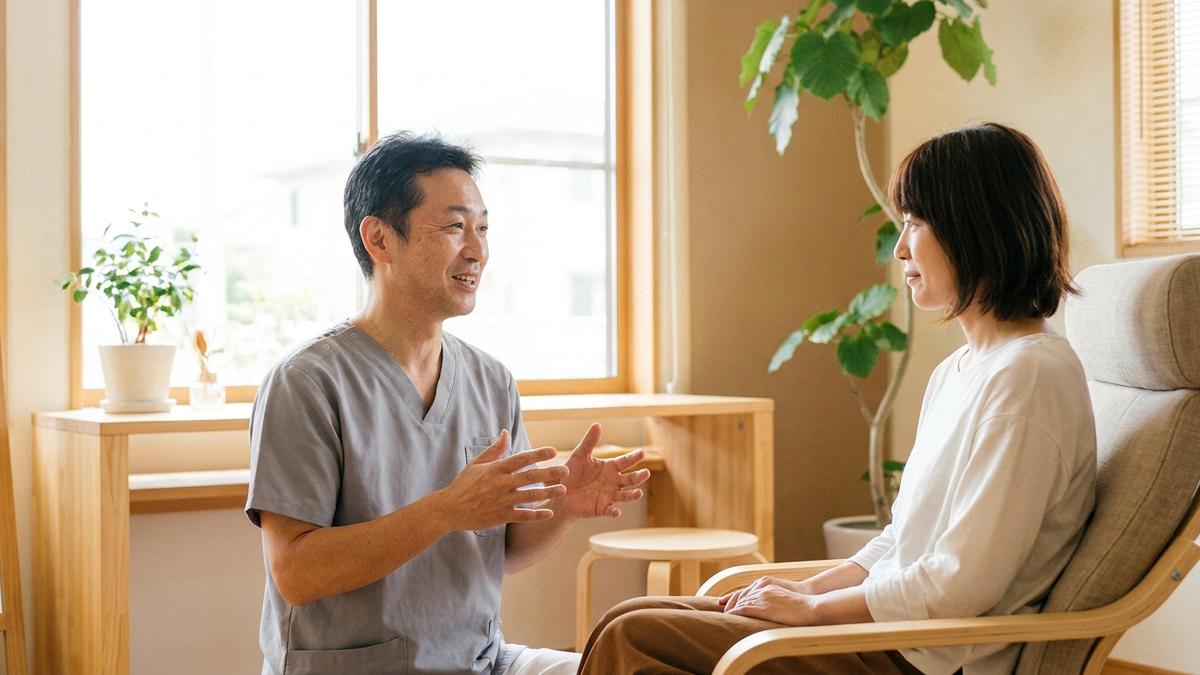 症状・目的別に施術先を使い分けるイメージ