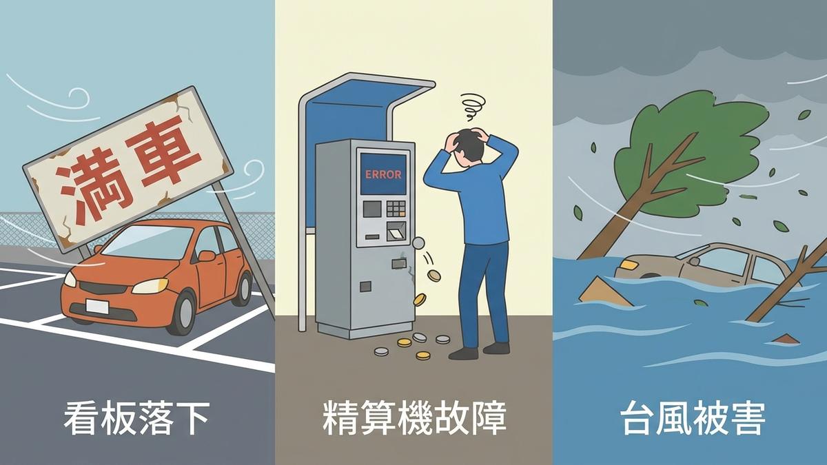 駐車場経営で起こりうる3つの事故シナリオ