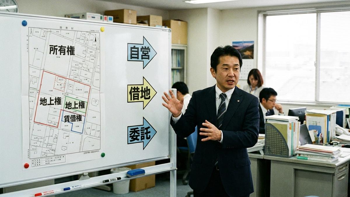 経営形態別の保険責任の違いを説明する図
