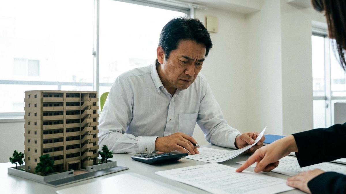 サブリース契約書を確認する不動産オーナー