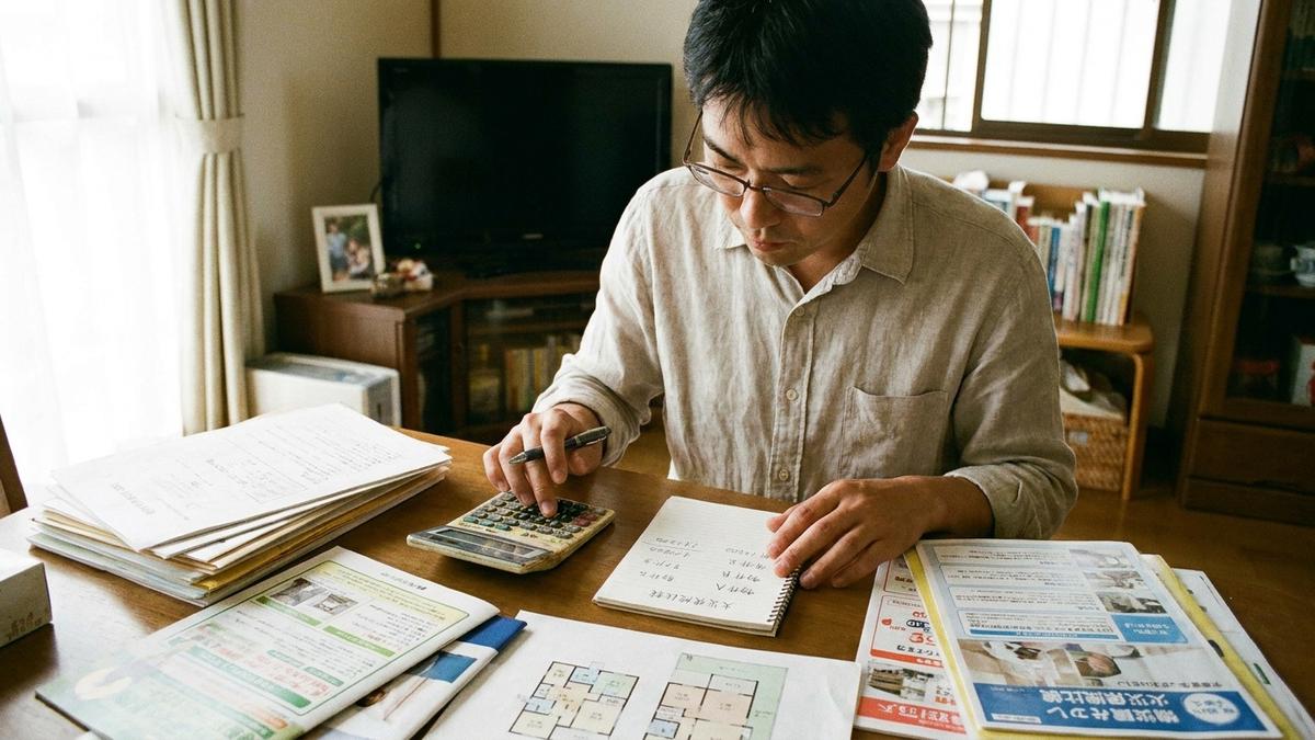 複数物件の火災保険料をシミュレーションするオーナーのイメージ