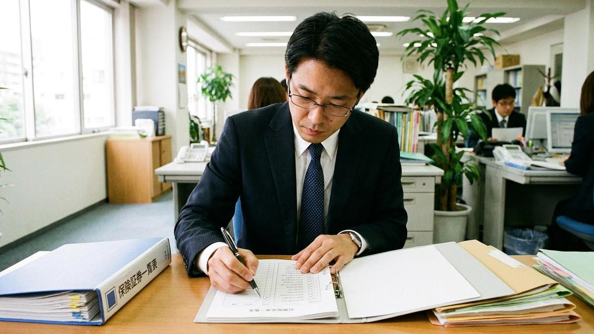 複数物件の火災保険を一覧化してチェックする様子