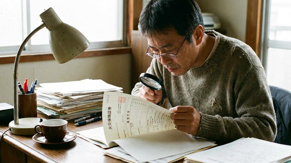 複数物件の火災保険の補償内容を確認するイメージ
