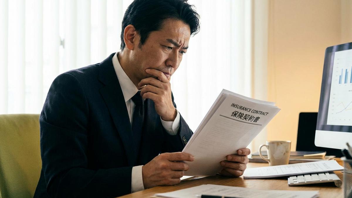 火災保険契約の注意点を確認するオーナー