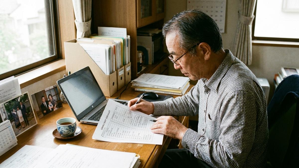 免責金額決定前のチェックリストを確認するオーナー