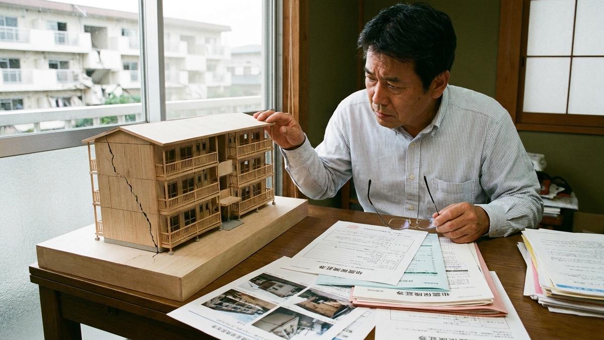 地震保険の必要性を検討するアパートオーナー