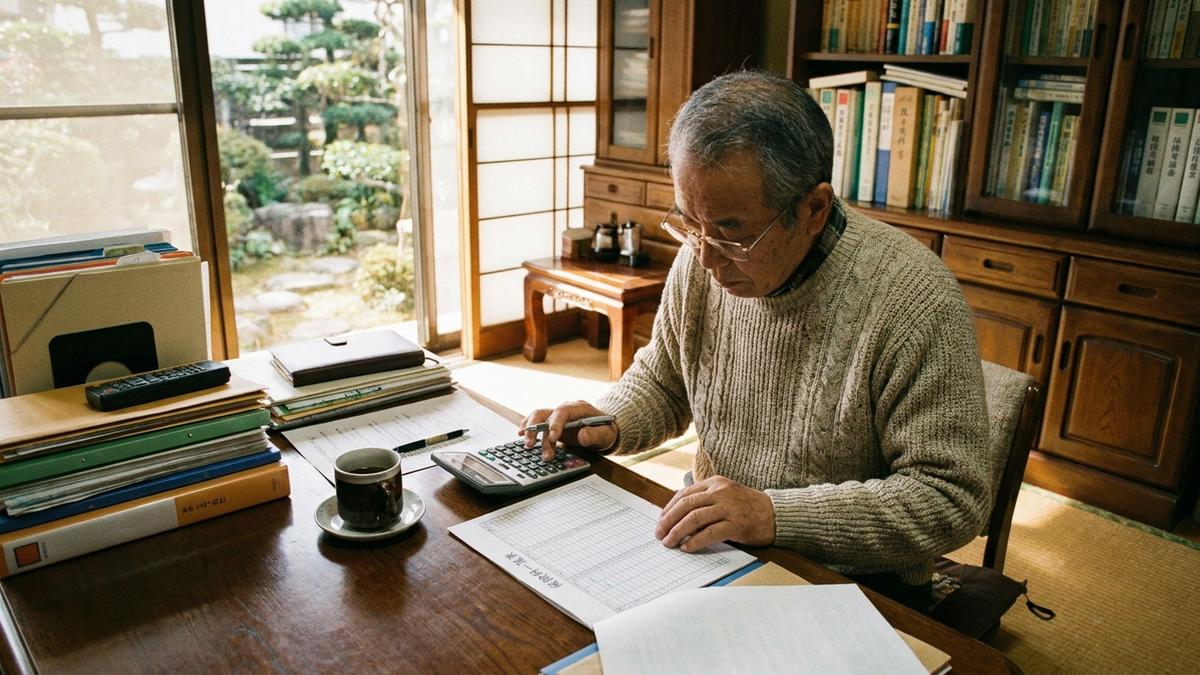 孤独死保険の保険料相場と費用対効果を計算する様子