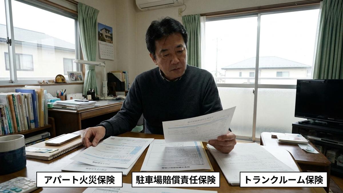 複数物件・多角経営オーナーが保険をまとめて見直す様子