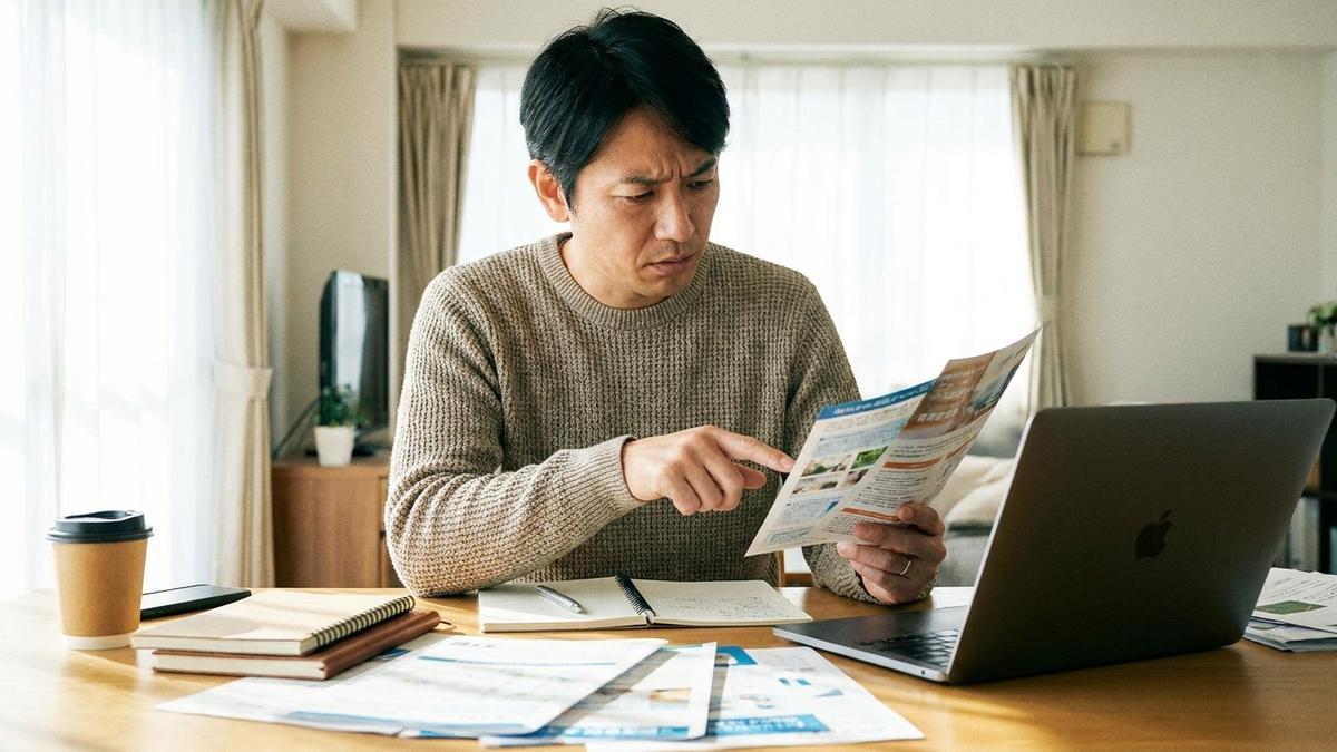 サイバー保険の選択肢を比較検討するイメージ