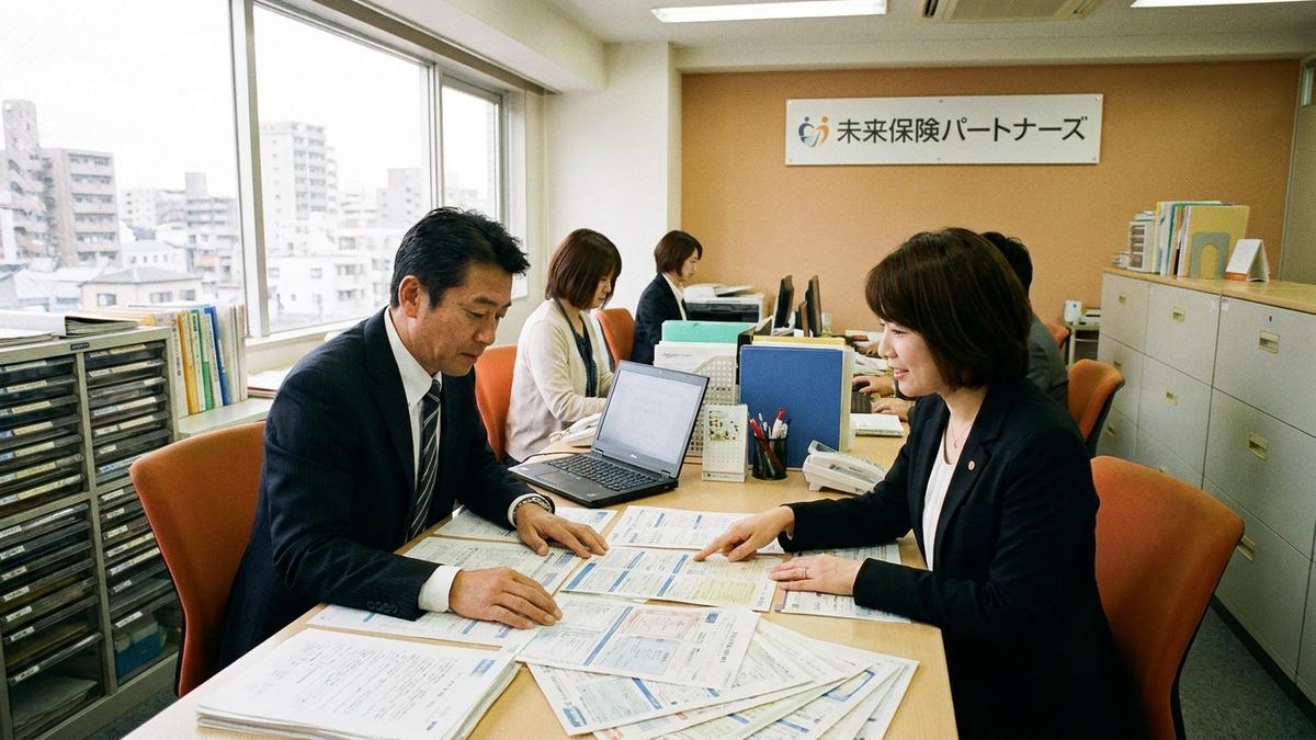 複数物件の保険をまとめて見直す相談風景